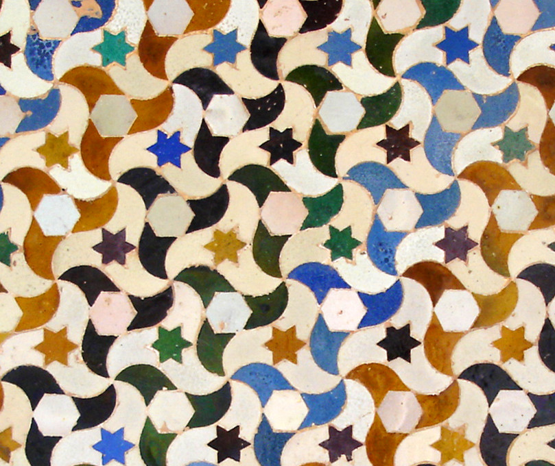 Ενα από τα ψηφιδωτά της Alhambra που ενέπνευσαν τον Escher