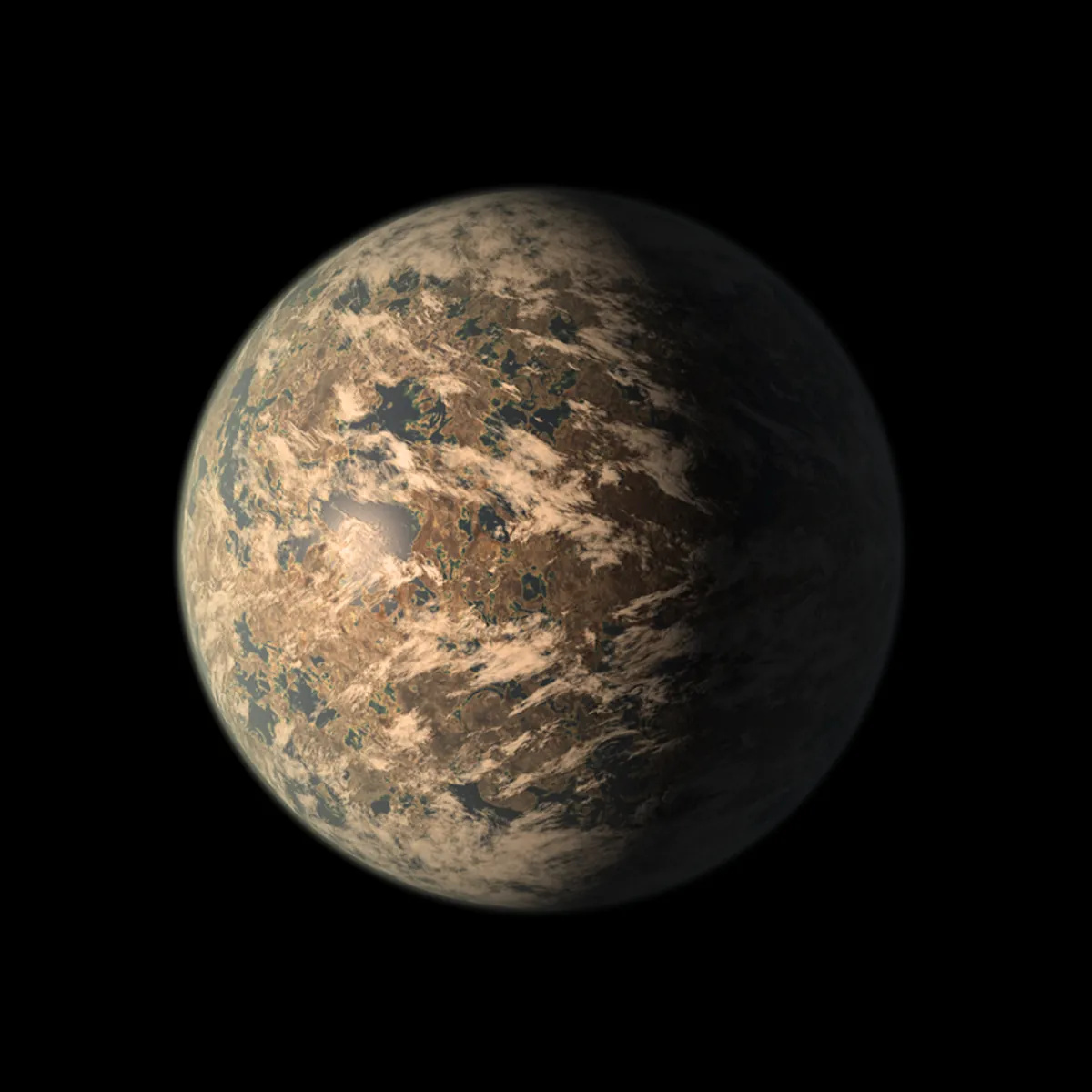 Ο TRAPPIST-1e (καλλιτεχνική απεικόνιση)